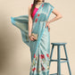 Tissue Silk Zari Woven Digital Printed Saree
