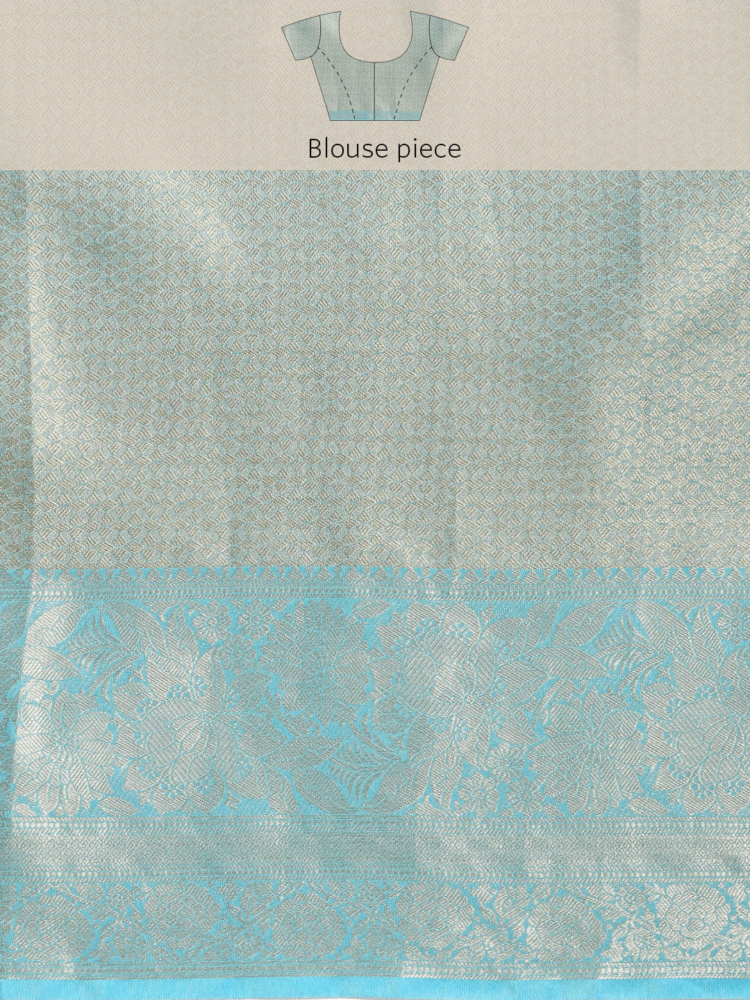 Tissue Silk Zari Woven Digital Printed Saree