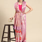 Tissue Silk Zari Woven Digital Printed Saree