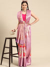 Tissue Silk Zari Woven Digital Printed Saree