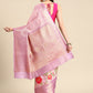 Tissue Silk Zari Woven Digital Printed Saree