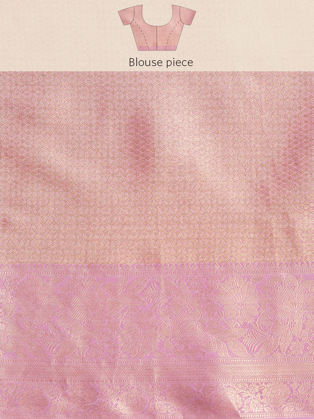 Tissue Silk Zari Woven Digital Printed Saree