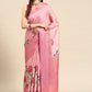 Tissue Silk Zari Woven Digital Printed Saree