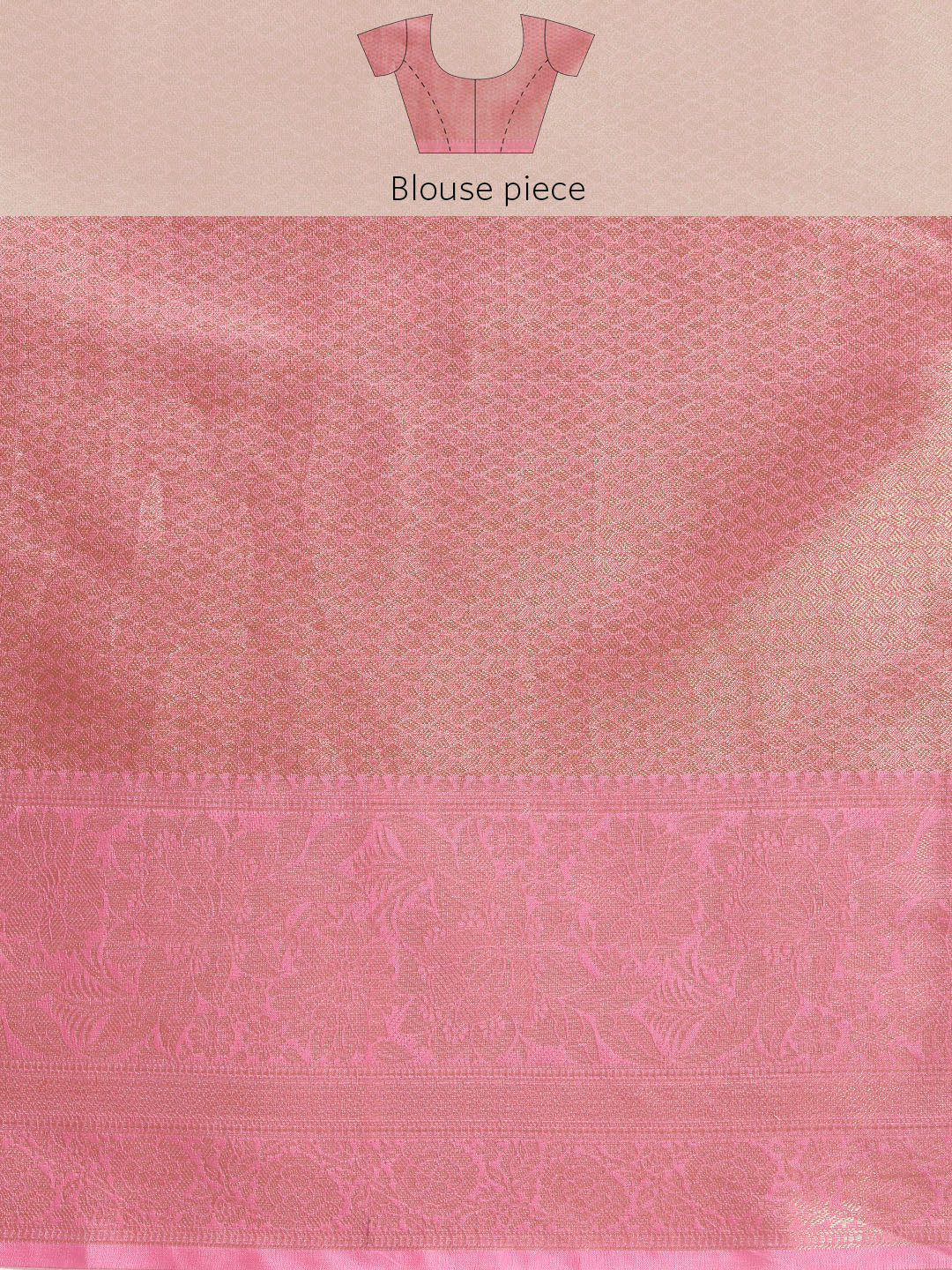 Tissue Silk Zari Woven Digital Printed Saree