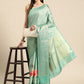 Tissue Silk Zari Woven Digital Printed Saree