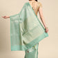 Tissue Silk Zari Woven Digital Printed Saree