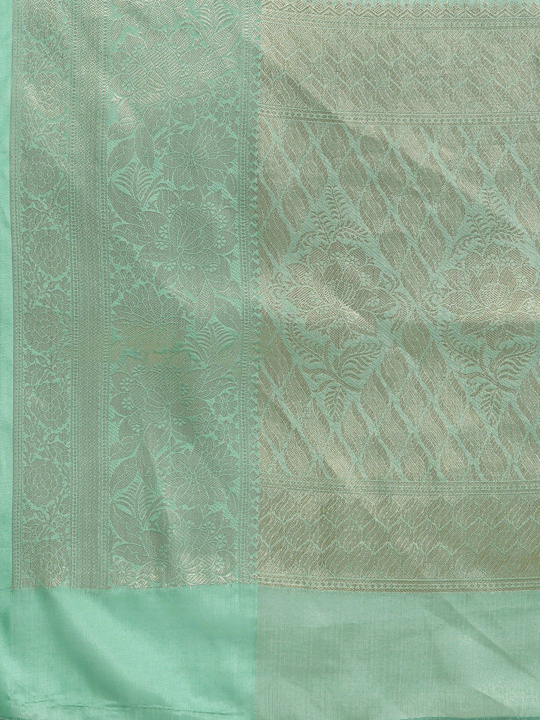 Tissue Silk Zari Woven Digital Printed Saree
