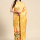 Tissue Silk Zari Woven Digital Printed Saree