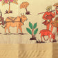 Tussar Silk Pichwai Printed Saree Woven Pallu With Brocade Blouse