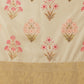 Tussar Silk Pichwai Printed Saree Woven Pallu With Brocade Blouse