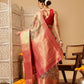 Animal & Floral Digital Printed Muga Silk Saree