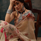 Kalamkari Cotton Blend Printed Saree