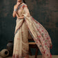 Kalamkari Cotton Blend Printed Saree