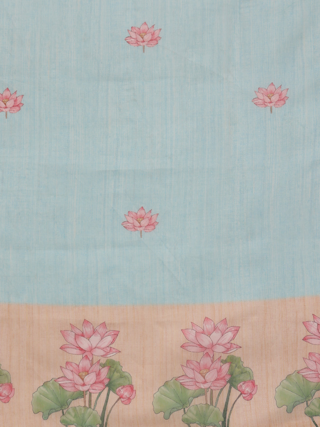 Kalamkari Cotton Blend Printed Saree