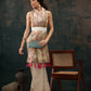 Kalamkari Cotton Blend Printed Saree