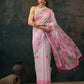 Kalamkari Cotton Blend Printed Saree
