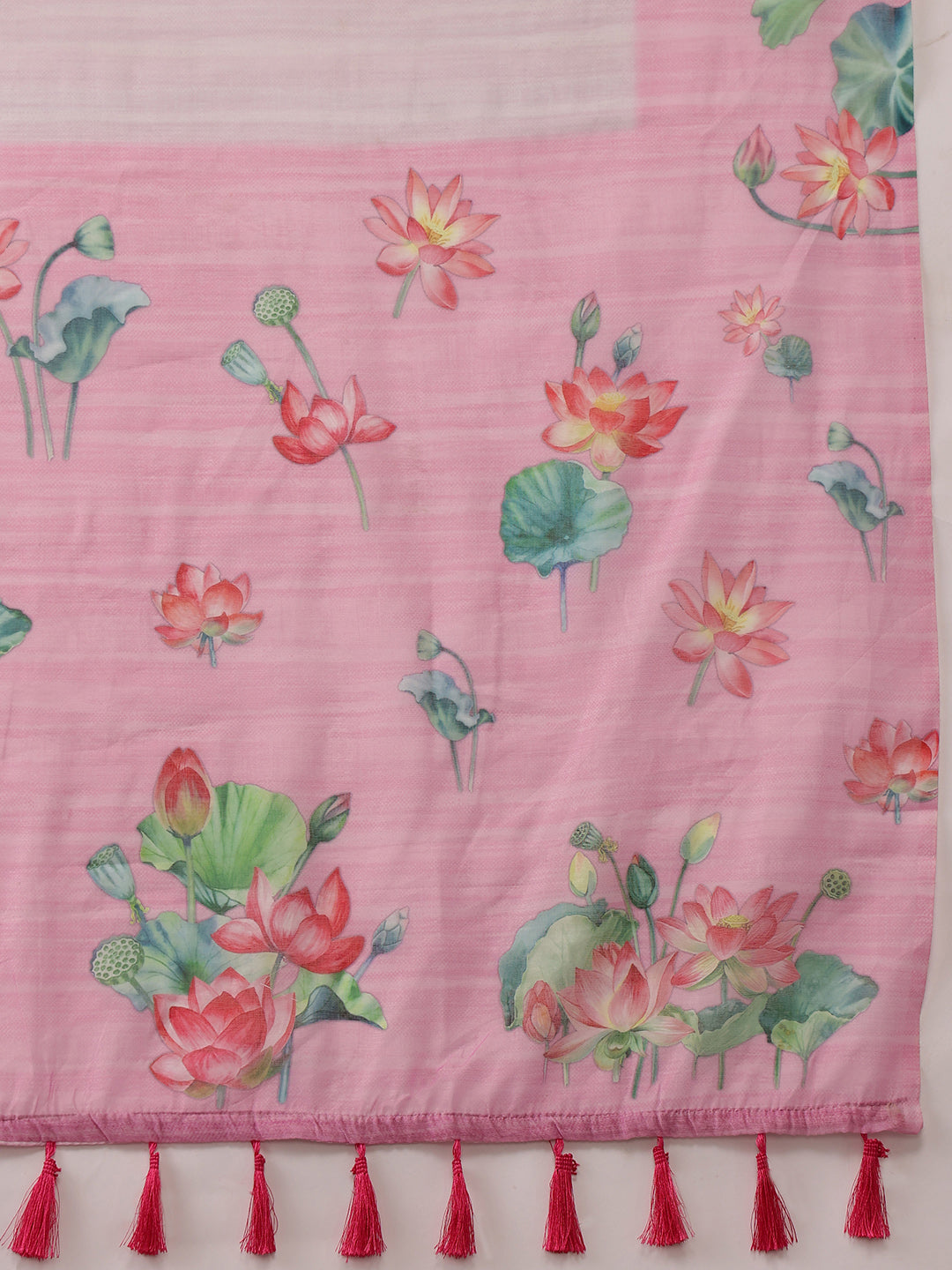 Kalamkari Cotton Blend Printed Saree