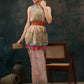 Kalamkari Cotton Blend Printed Saree