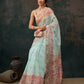 Kalamkari Cotton Blend Printed Saree