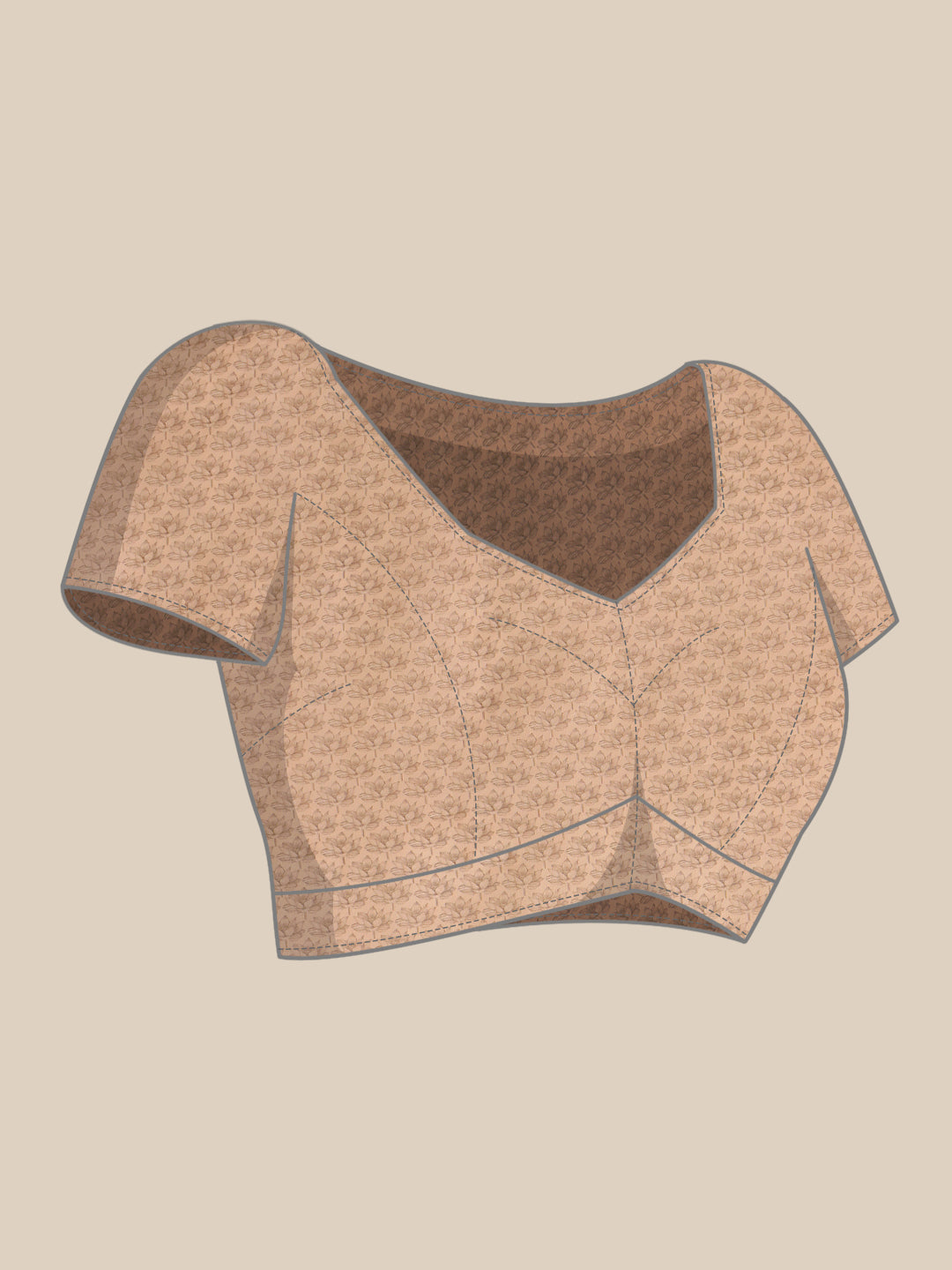 Kalamkari Cotton Blend Printed Saree