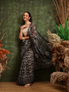 Women's Digital Printed Chanderi Saree