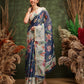 Women's Digital Printed Chanderi Saree
