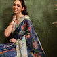 Women's Digital Printed Chanderi Saree