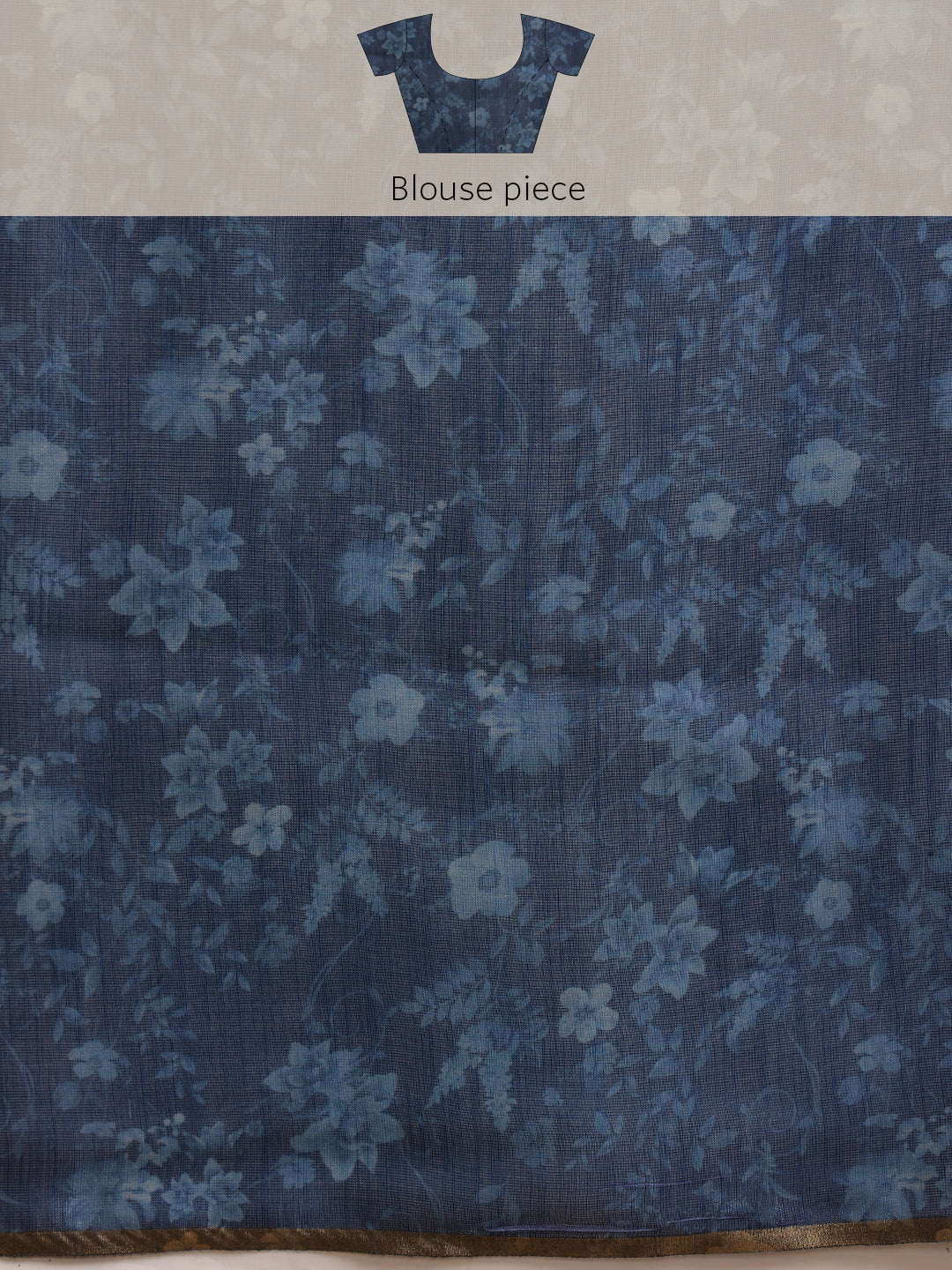 Women's Digital Printed Chanderi Saree