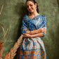 Women's Digital Printed Chanderi Saree