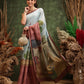 Women's Digital Printed Chanderi Saree