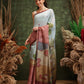 Women's Digital Printed Chanderi Saree