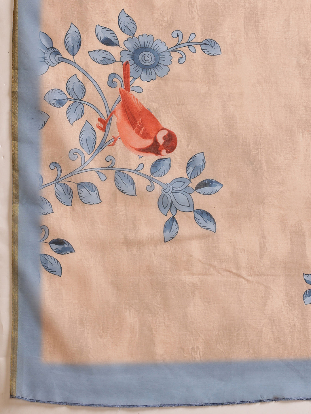 Women's Digital Printed Chanderi Saree