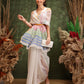 Women's Digital Printed Chanderi Saree