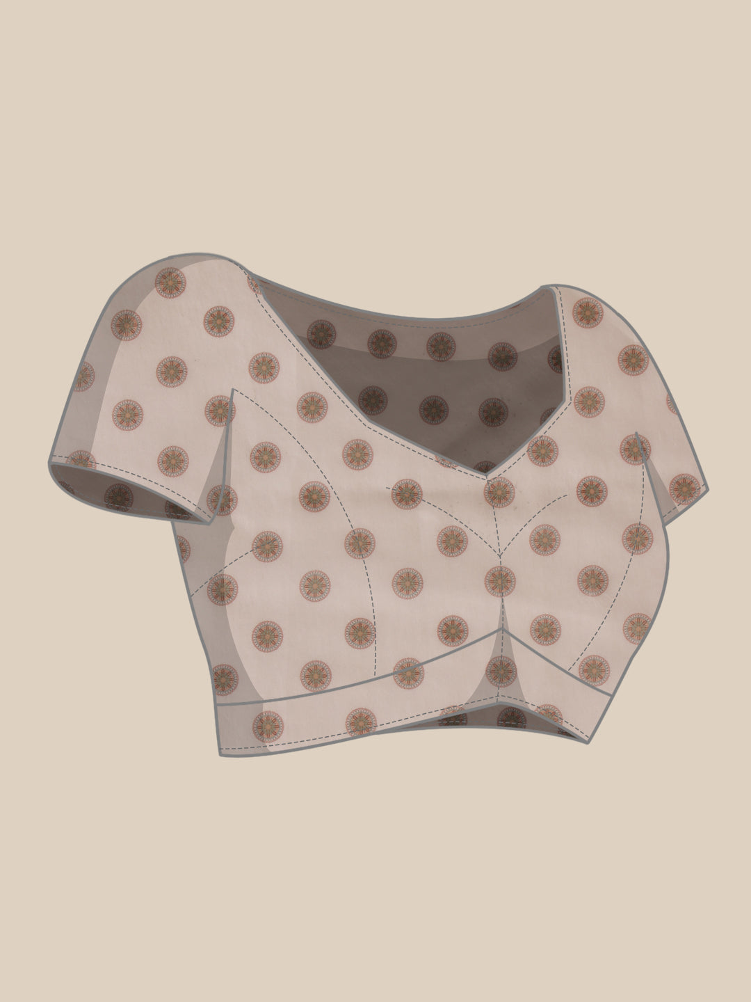 Women's Digital Printed Chanderi Saree