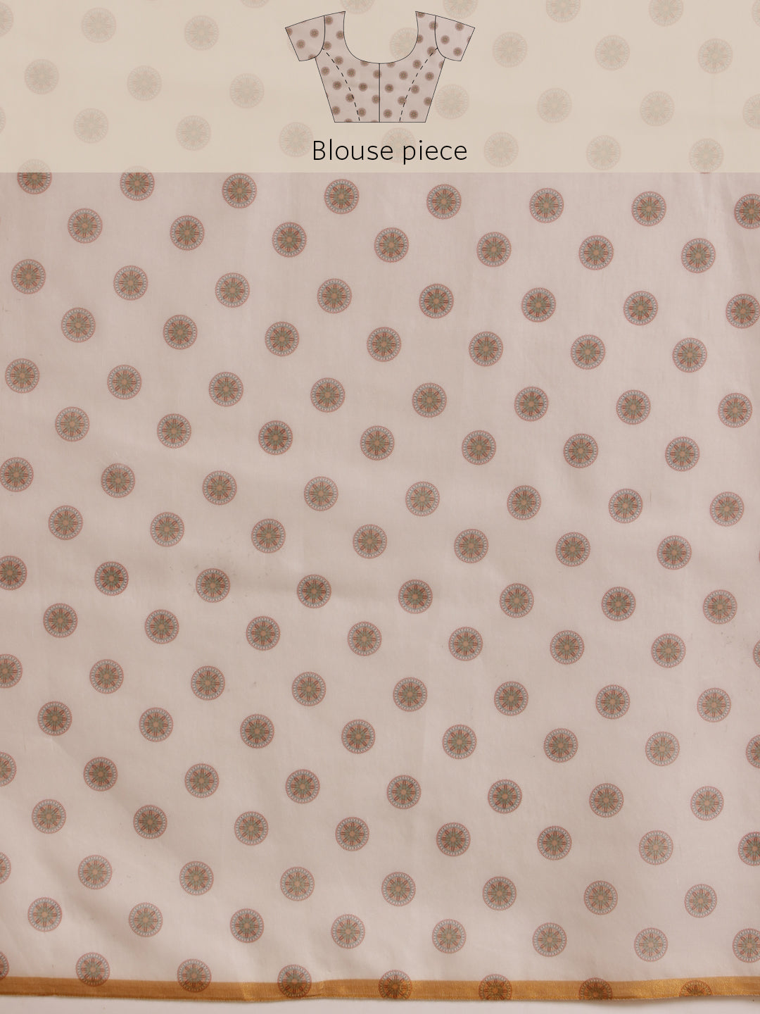 Women's Digital Printed Chanderi Saree