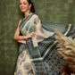 Women's Digital Printed Chanderi Saree