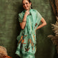 Women's Digital Printed Chanderi Saree