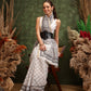 Women's Digital Printed Chanderi Saree