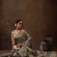 Cotton Blend Floral Woven Saree