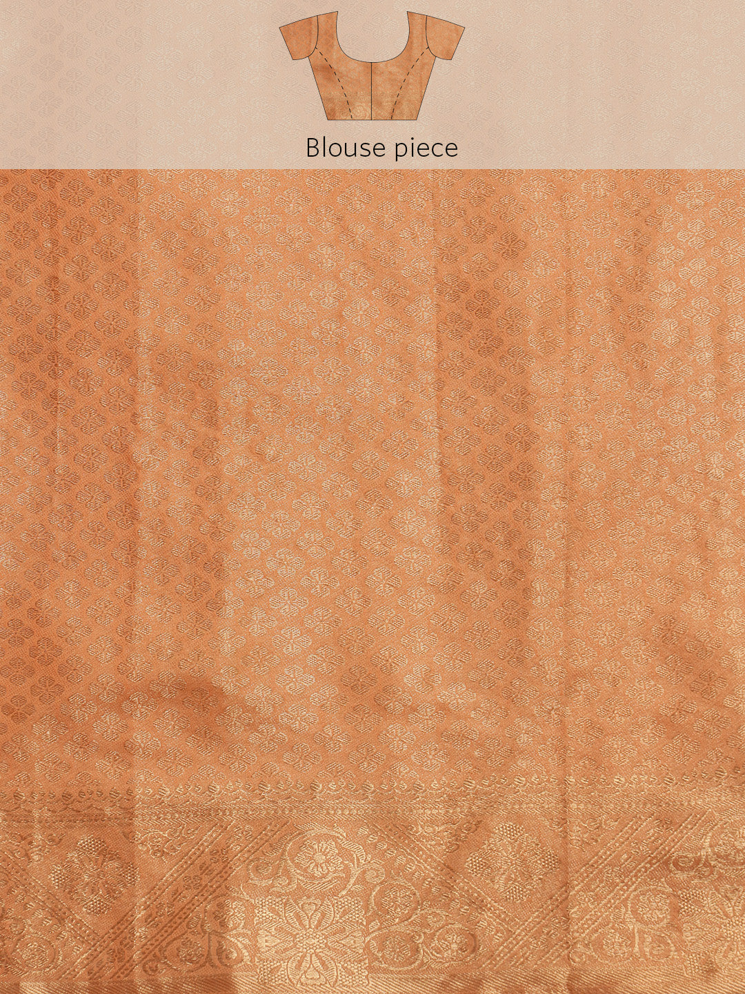 Cotton Blend Floral Woven Saree