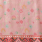 Blush Pink Floral Patola Saree with Traditional Geometric Border & Designer Pallu