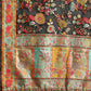 Woven Thread Cotton Saree With Unstitched Blouse Piece