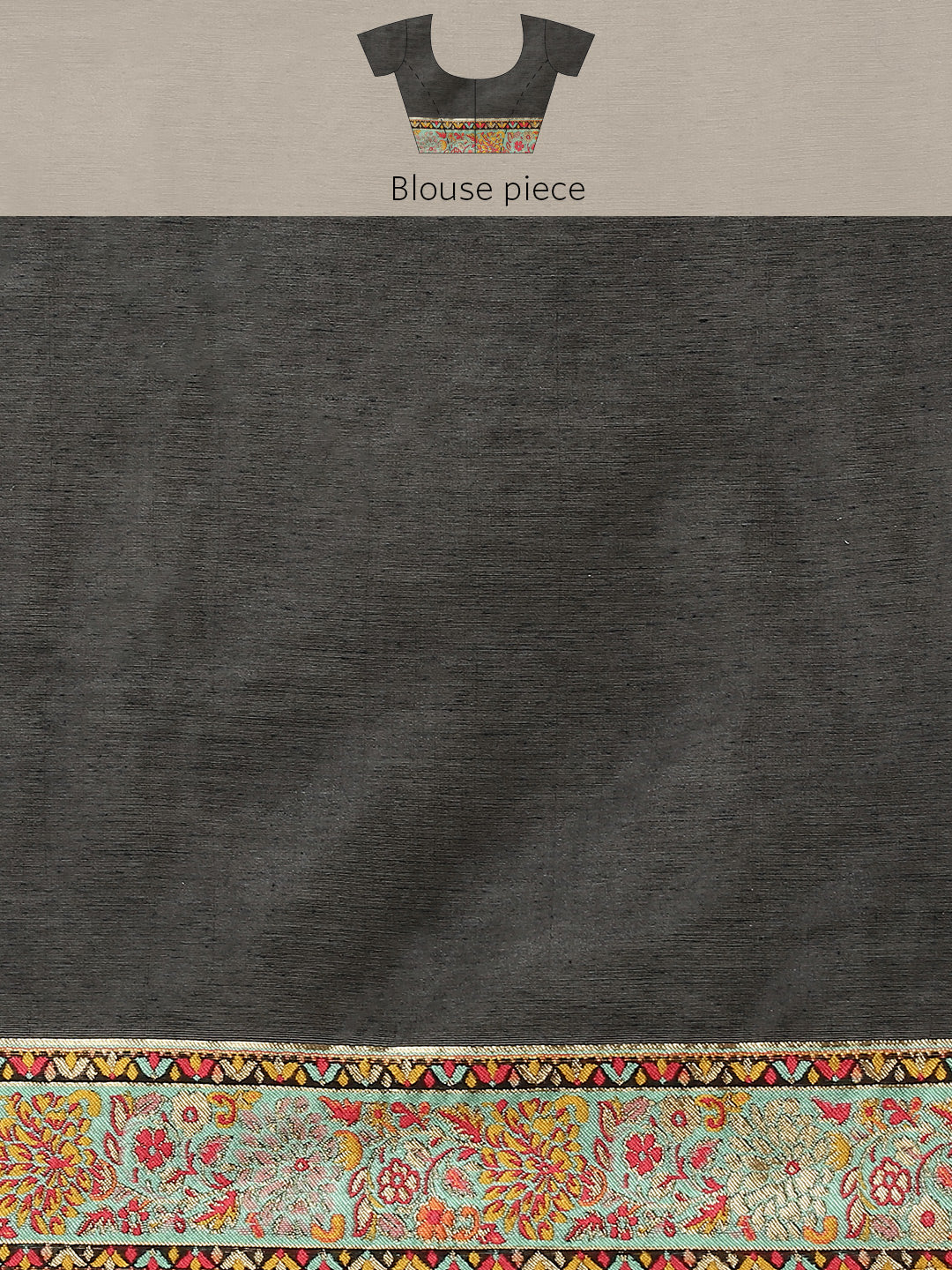 Woven Thread Cotton Saree With Unstitched Blouse Piece