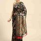 Woven Thread Cotton Saree With Unstitched Blouse Piece