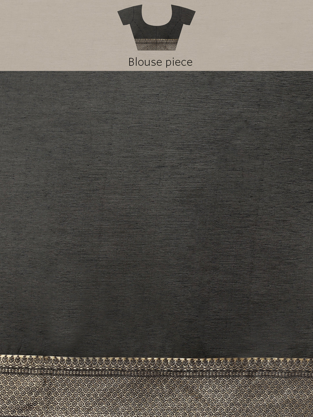 Woven Thread Cotton Saree With Unstitched Blouse Piece