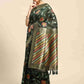Woven Thread Cotton Saree With Unstitched Blouse Piece