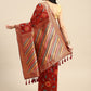 Woven Thread Cotton Saree With Unstitched Blouse Piece