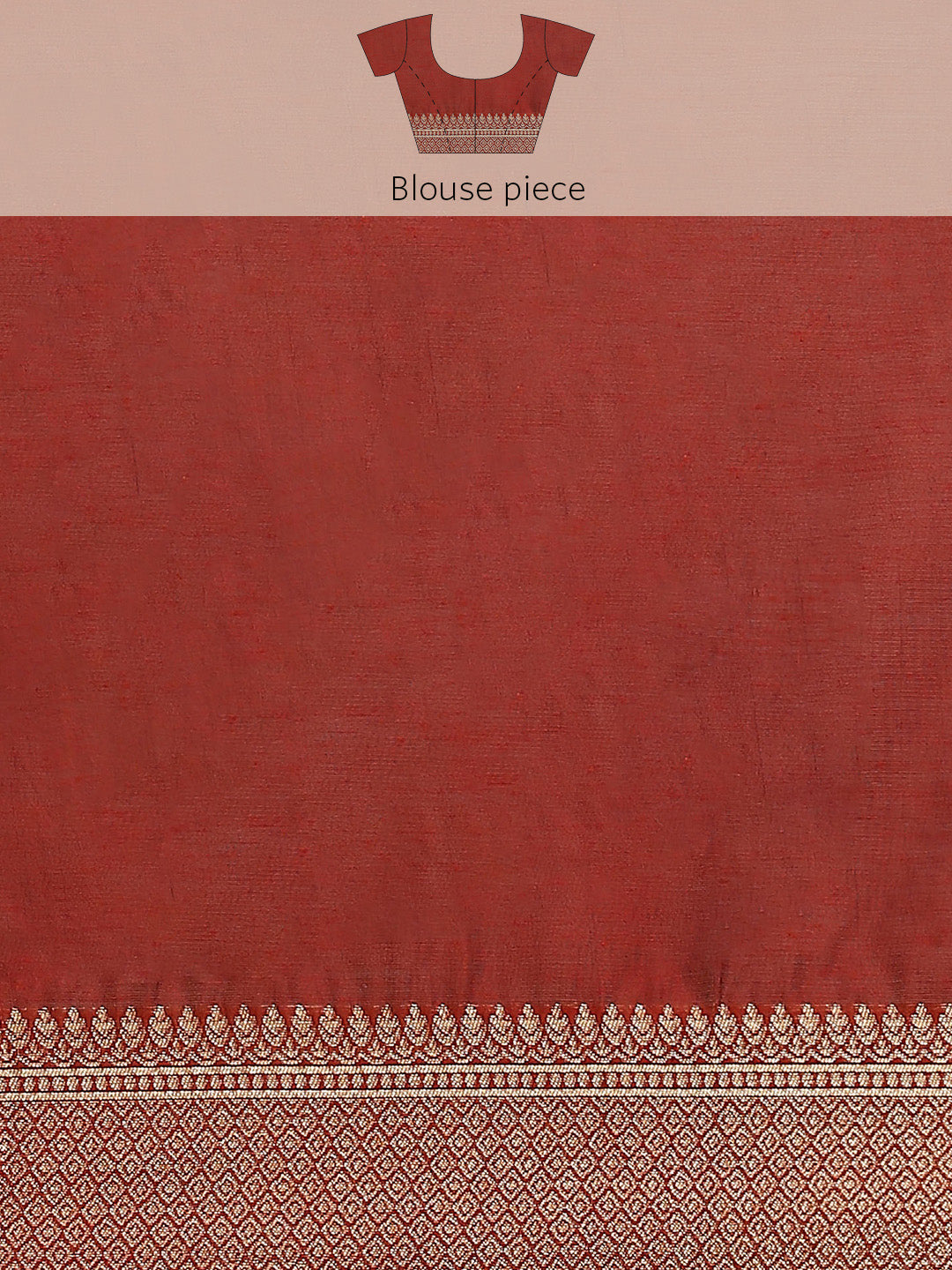 Woven Thread Cotton Saree With Unstitched Blouse Piece