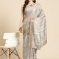 Soft Silk Digital Printed Zari Border Saree