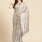 Soft Silk Digital Printed Zari Border Saree